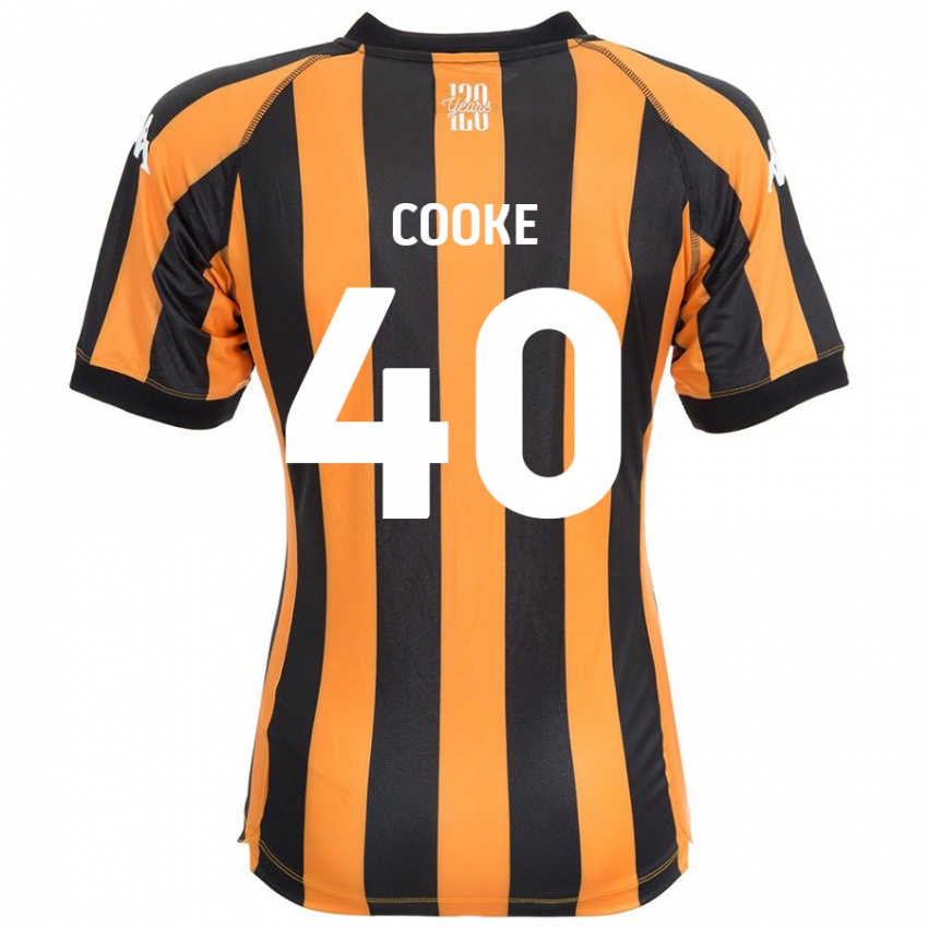 Criança Camisola Megan Cooke #40 Âmbar Negro Principal 2024/25 Camisa