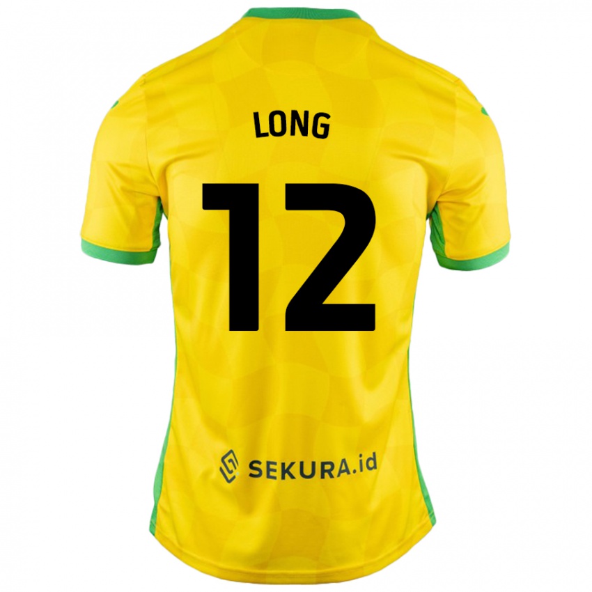 Criança Camisola George Long #12 Verde Amarelo Principal 2024/25 Camisa