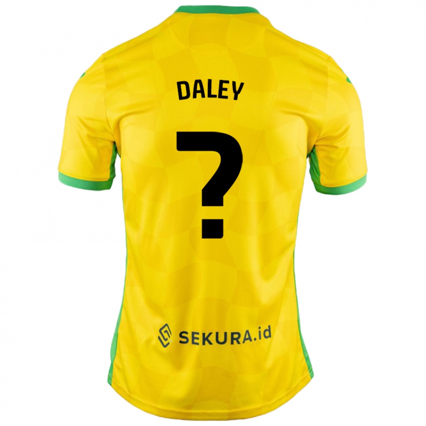 Criança Camisola Damari Daley #0 Verde Amarelo Principal 2024/25 Camisa