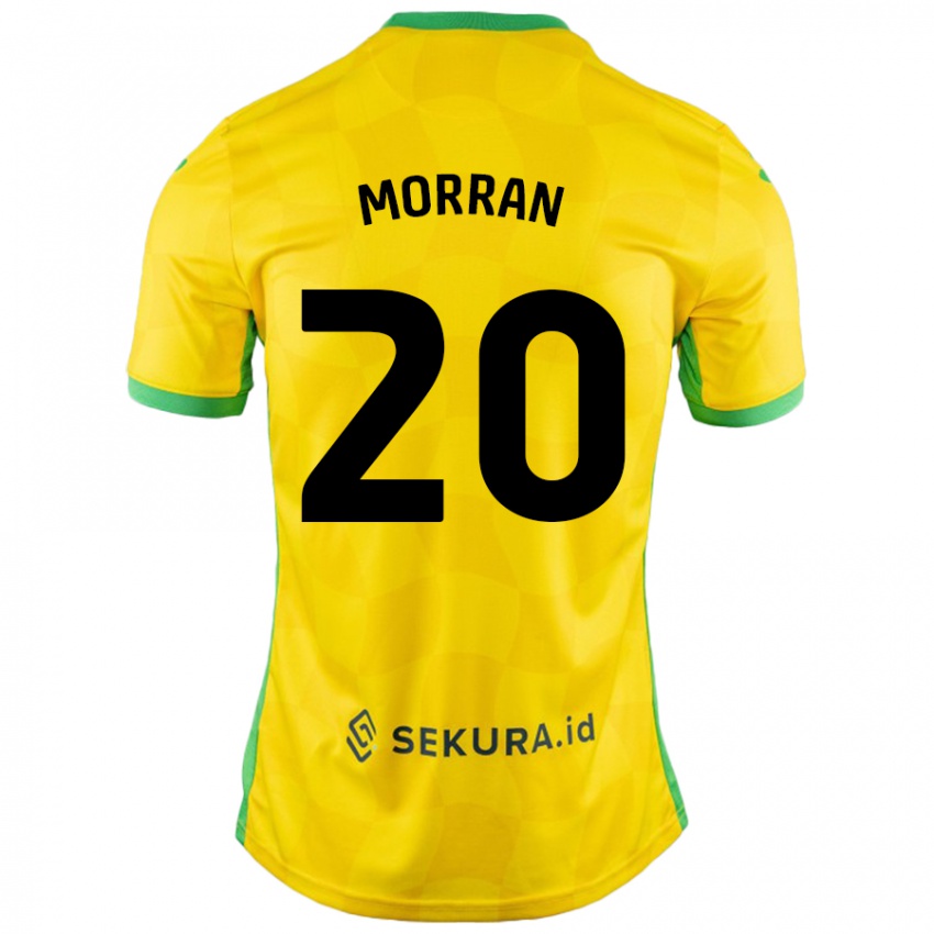 Criança Camisola Eloise Morran #20 Verde Amarelo Principal 2024/25 Camisa