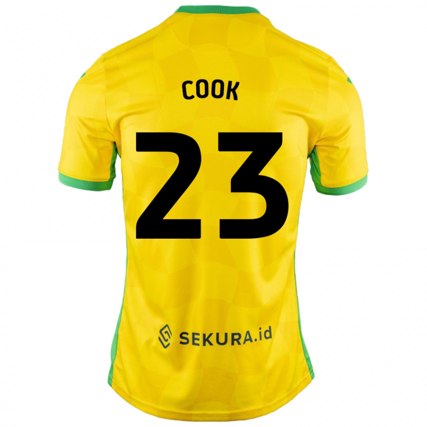 Criança Camisola Olivia Cook #23 Verde Amarelo Principal 2024/25 Camisa