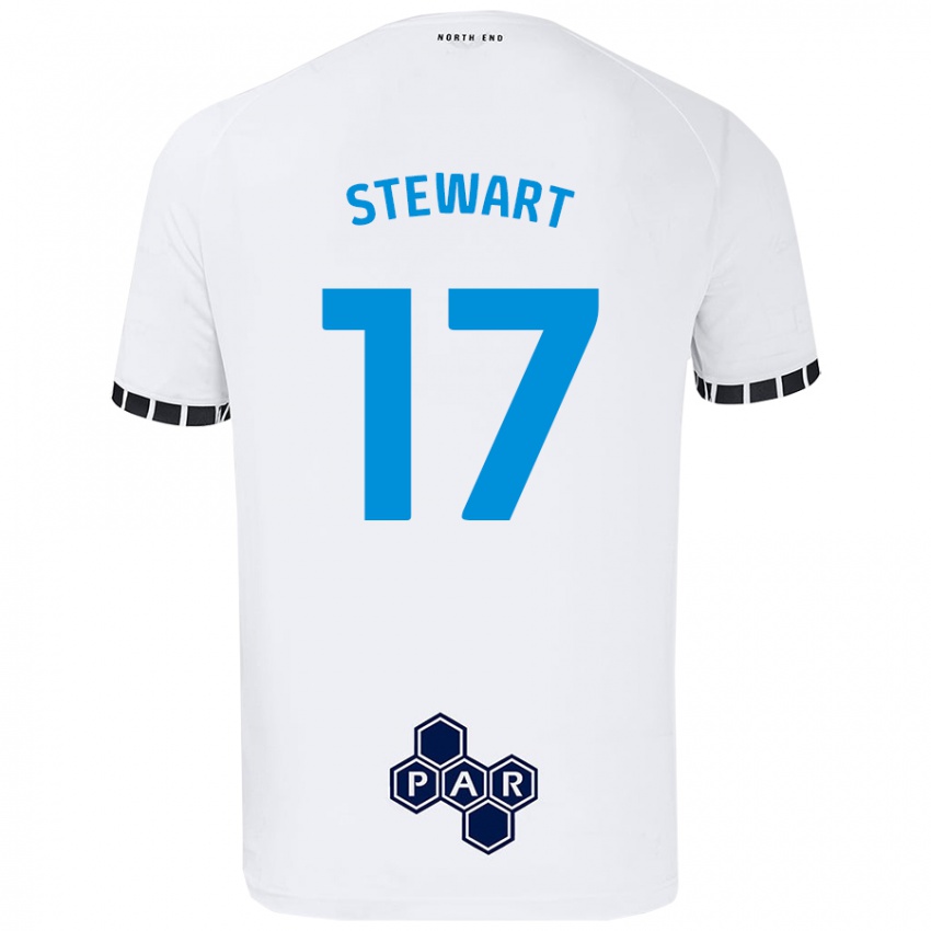 Criança Camisola Layton Stewart #17 Branco Principal 2024/25 Camisa