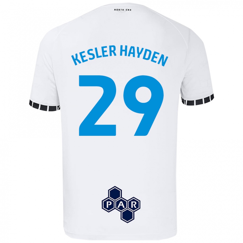 Criança Camisola Kaine Kesler-Hayden #29 Branco Principal 2024/25 Camisa