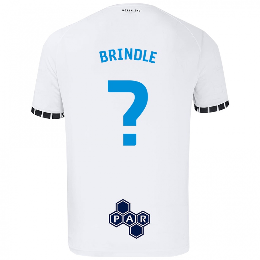 Criança Camisola Jonny Brindle #0 Branco Principal 2024/25 Camisa