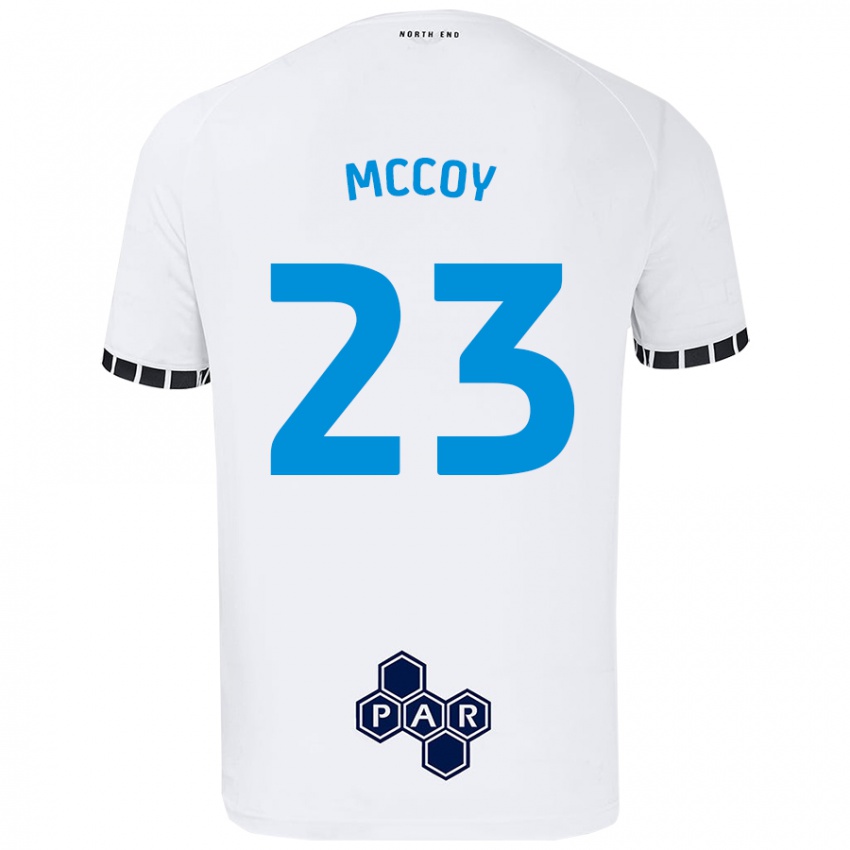 Criança Camisola Faye Mccoy #23 Branco Principal 2024/25 Camisa