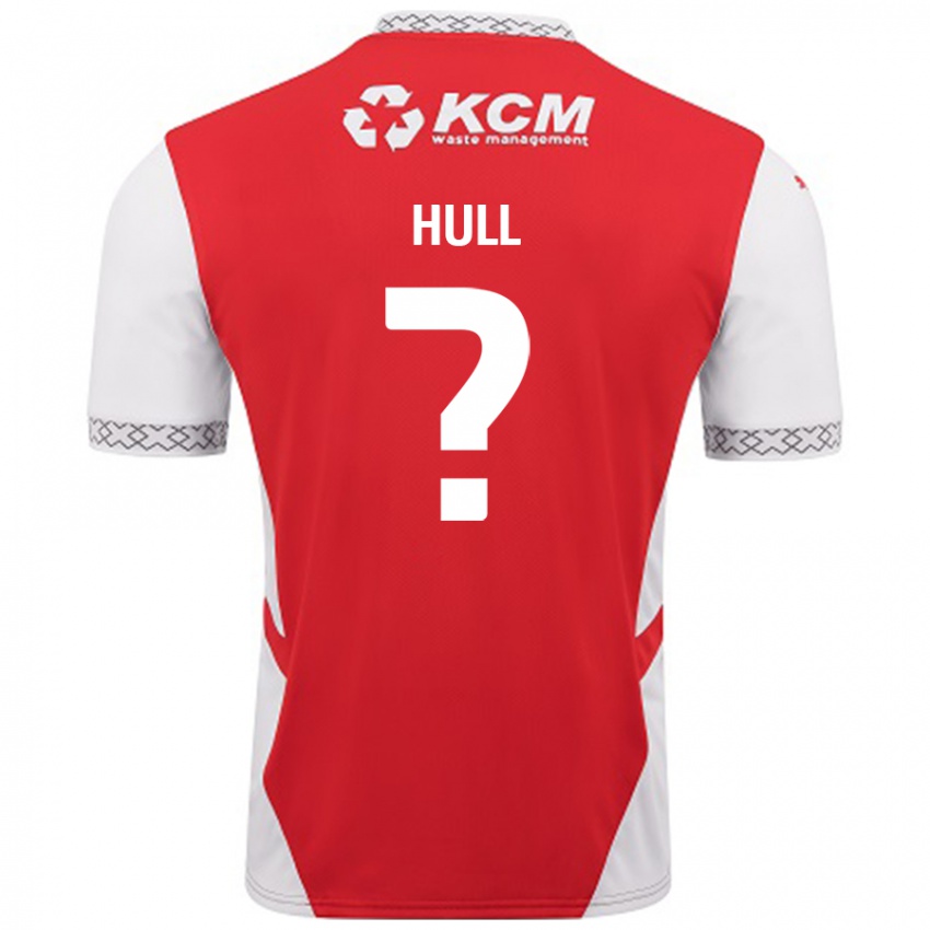 Criança Camisola Jake Hull #0 Branco Vermelho Principal 2024/25 Camisa