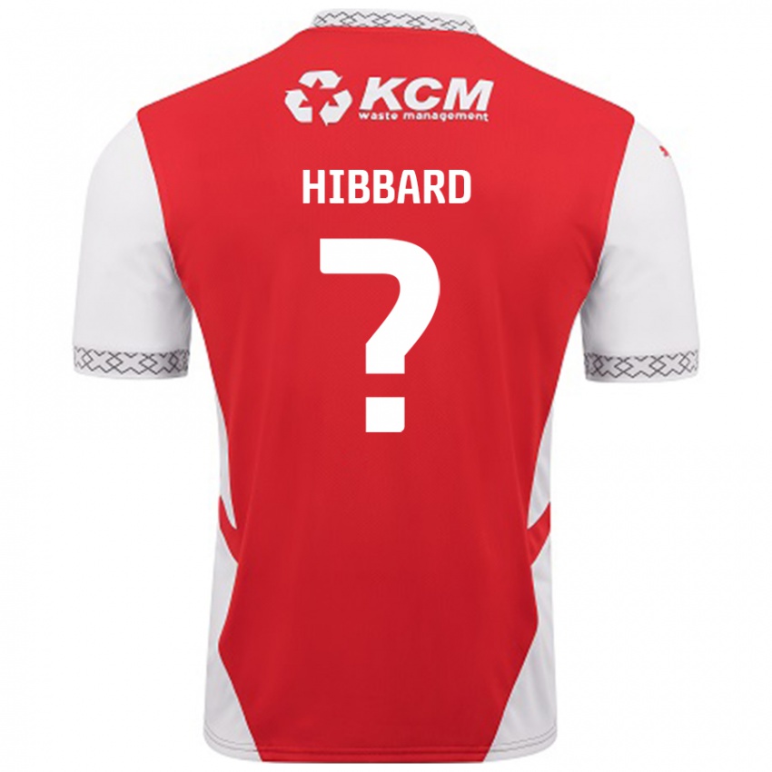 Criança Camisola Zac Hibbard #0 Branco Vermelho Principal 2024/25 Camisa