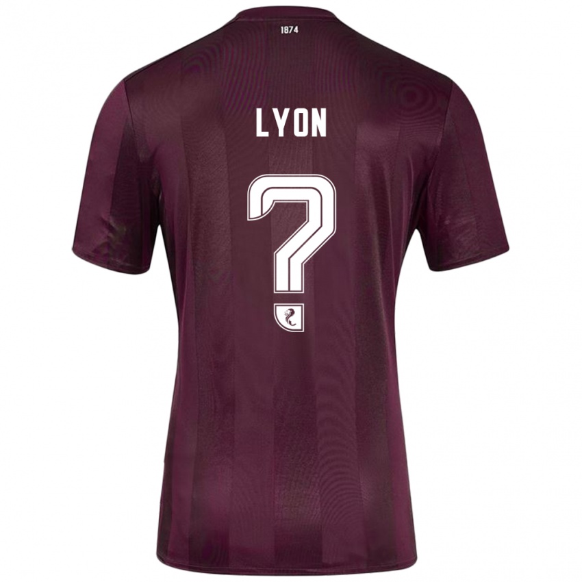 Criança Camisola Jack Lyon #0 Borgonha Principal 2024/25 Camisa