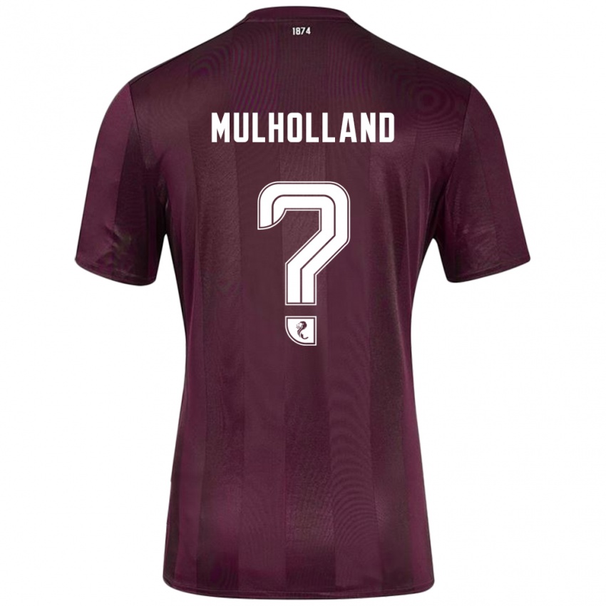 Criança Camisola James Mulholland #0 Borgonha Principal 2024/25 Camisa