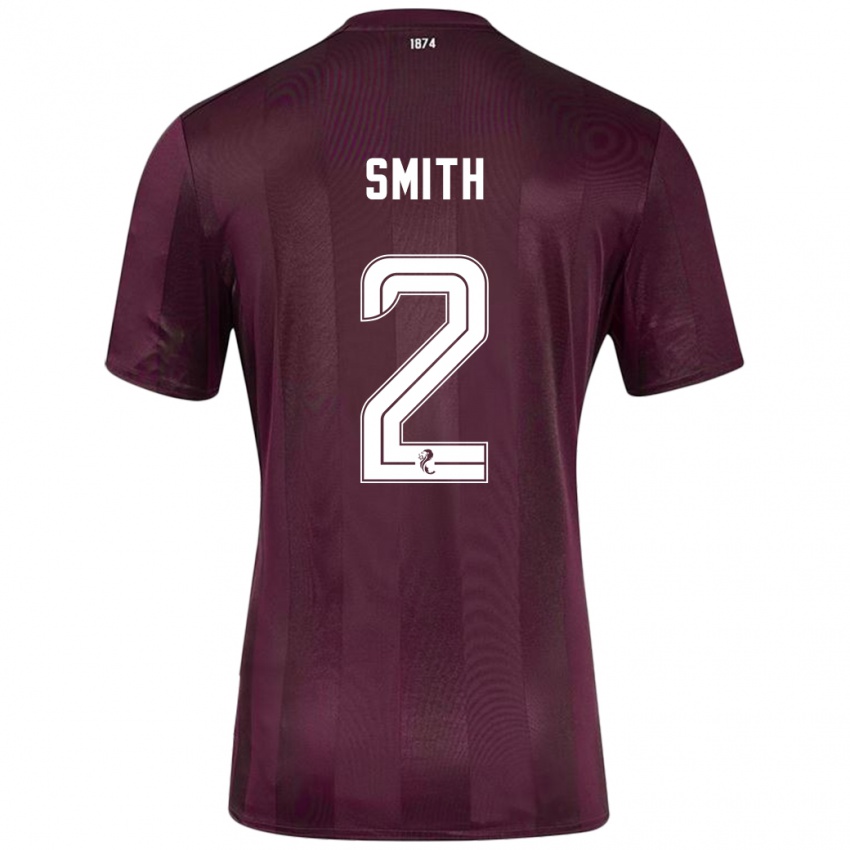 Criança Camisola Lucas Smith #2 Borgonha Principal 2024/25 Camisa