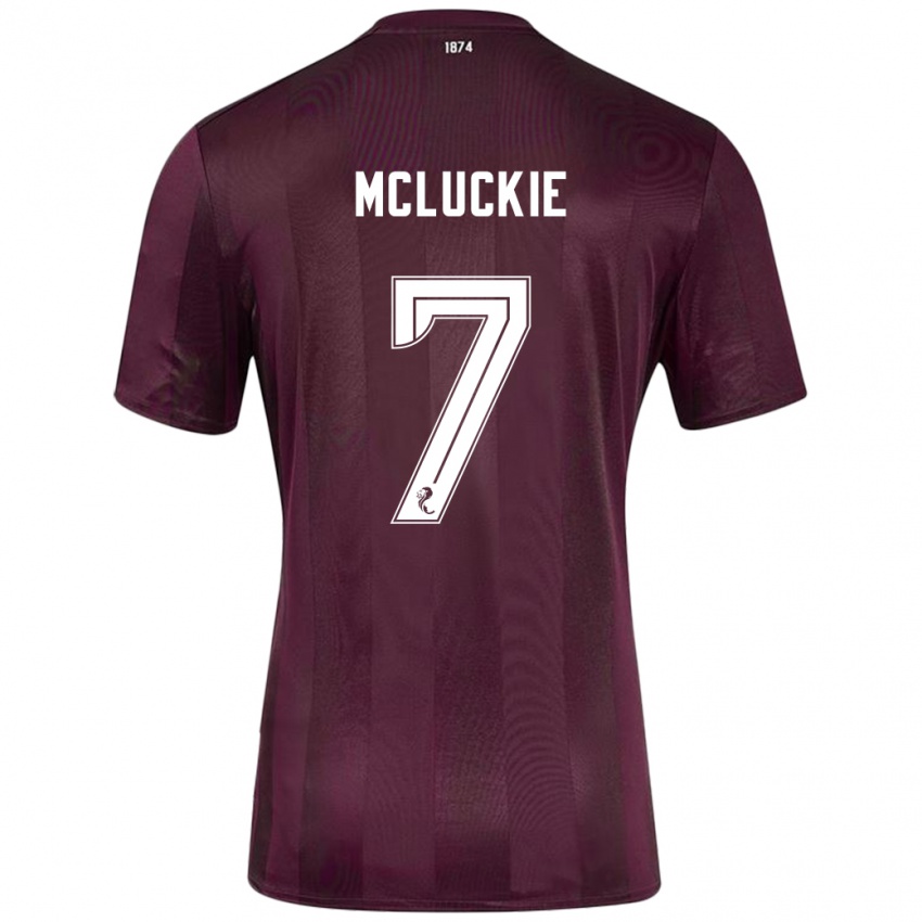 Criança Camisola Bobby Mcluckie #7 Borgonha Principal 2024/25 Camisa