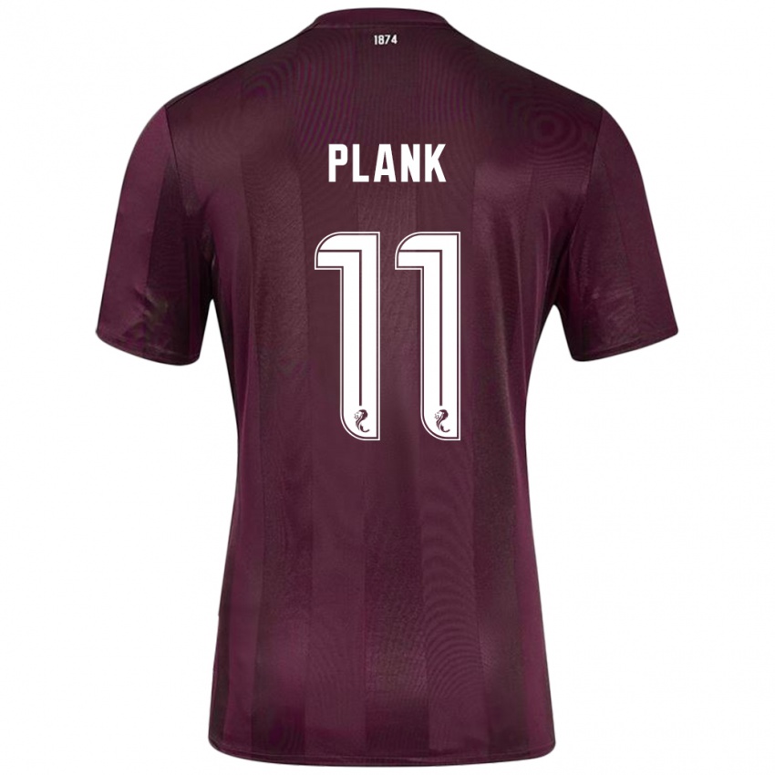 Criança Camisola Dom Plank #11 Borgonha Principal 2024/25 Camisa