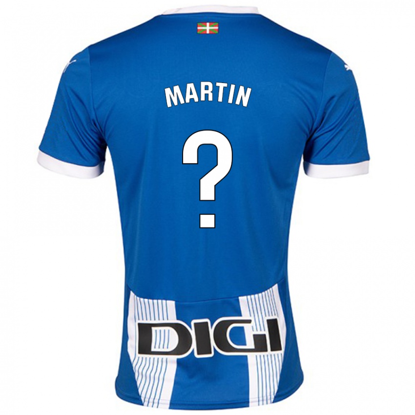 Criança Camisola Carlos Martin #0 Azul Principal 2024/25 Camisa