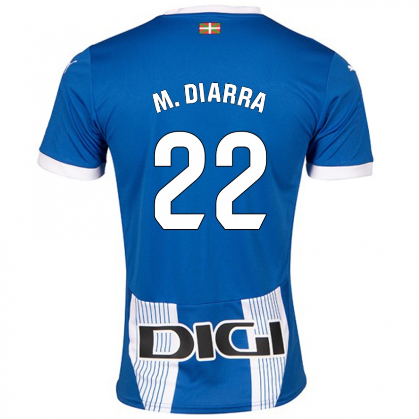 Criança Camisola Moussa Diarra #22 Azul Principal 2024/25 Camisa