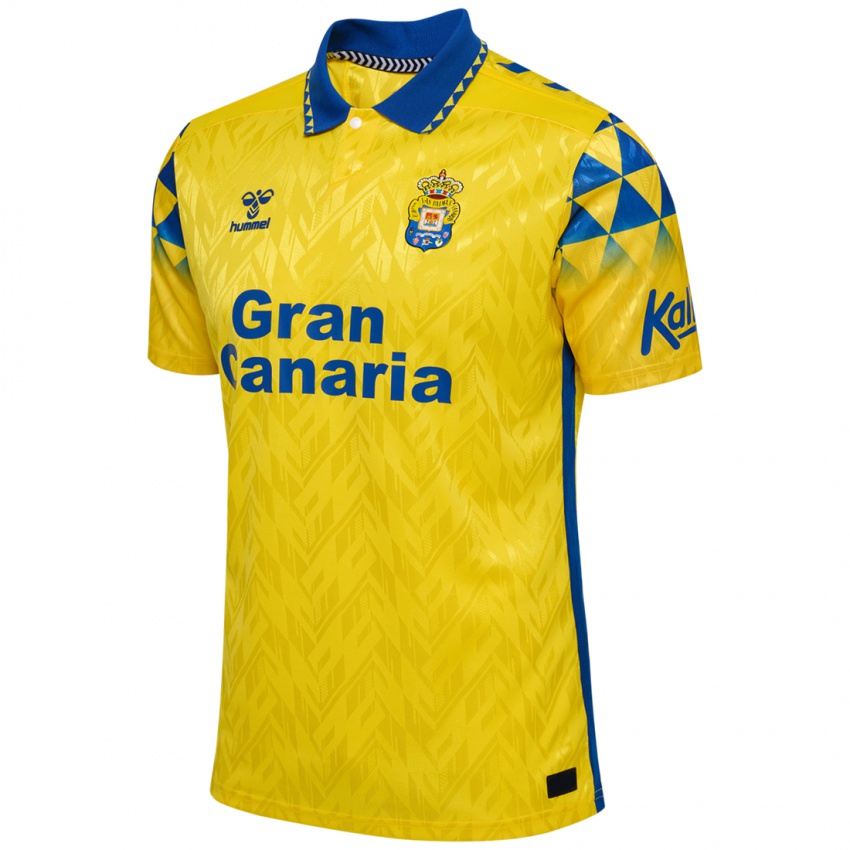 Criança Camisola Mika Mármol #3 Azul Amarelo Principal 2024/25 Camisa