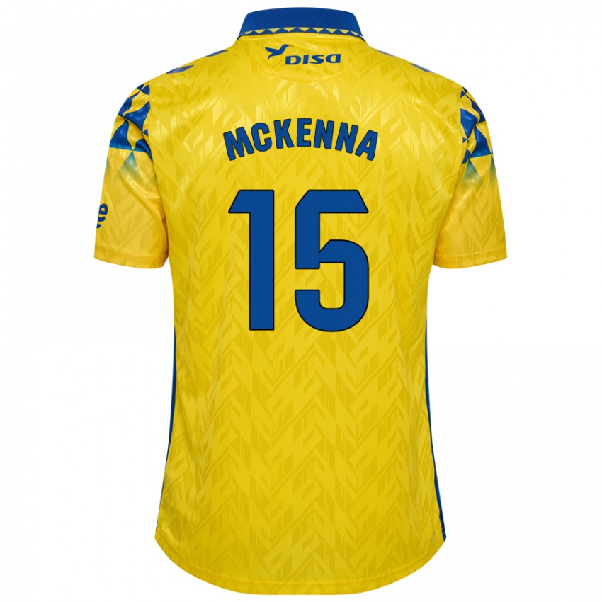 Criança Camisola Scott Mckenna #15 Azul Amarelo Principal 2024/25 Camisa