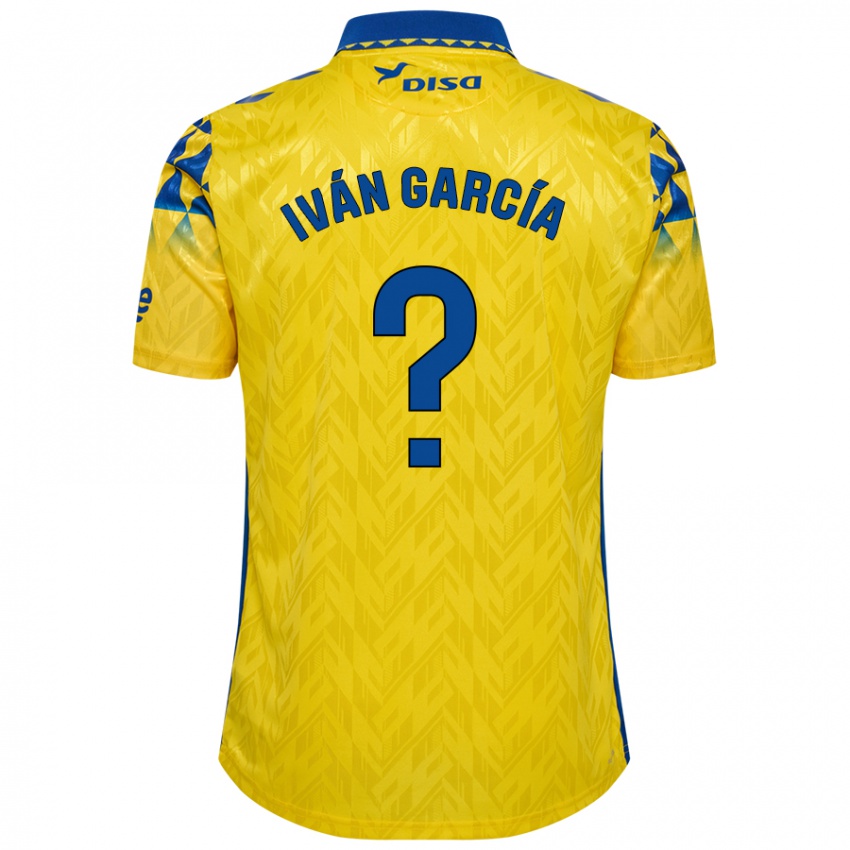 Criança Camisola Iván García #0 Azul Amarelo Principal 2024/25 Camisa