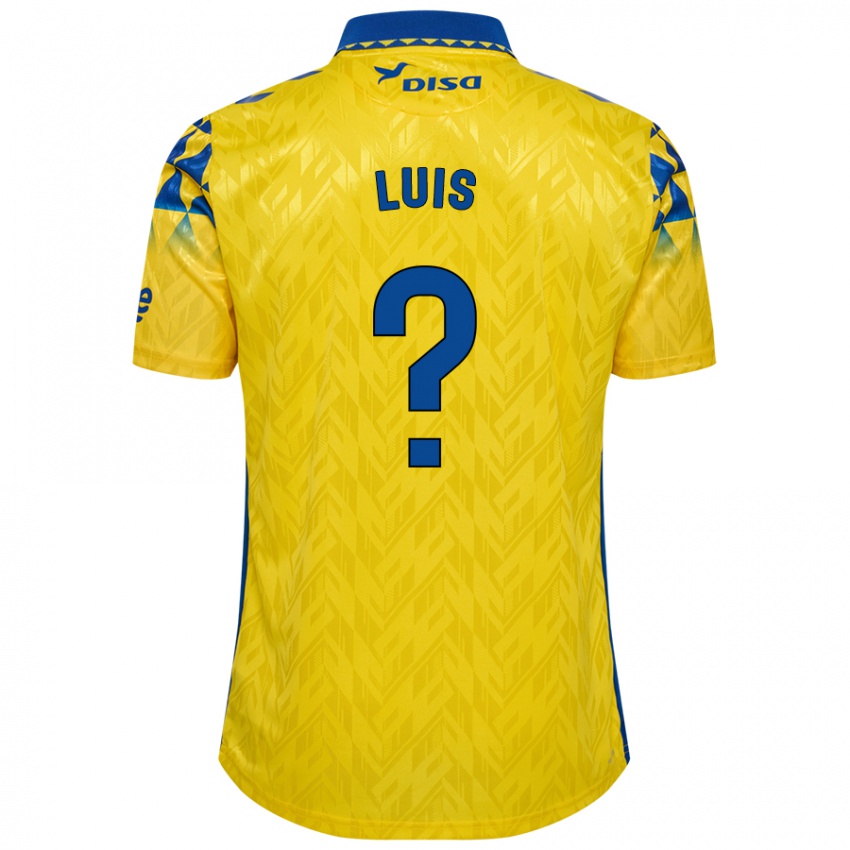 Criança Camisola Ryan Luis #0 Azul Amarelo Principal 2024/25 Camisa