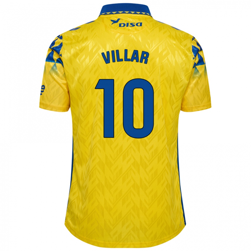 Criança Camisola Andy Villar #10 Azul Amarelo Principal 2024/25 Camisa