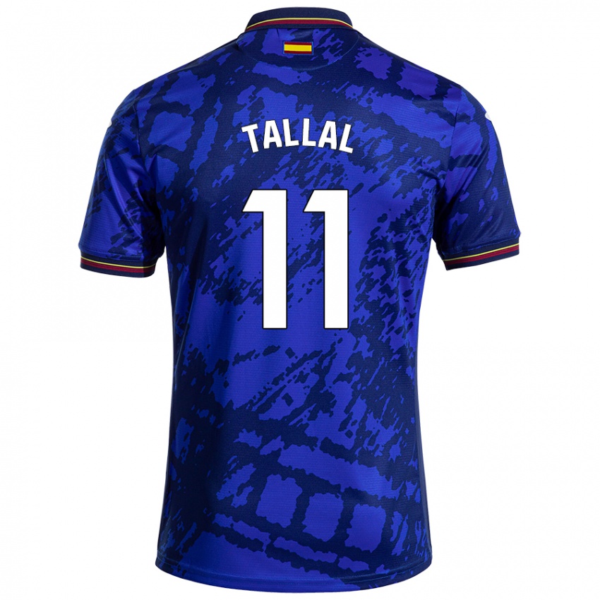 Criança Camisola Yassin Tallal #11 Azul Mais Escuro Principal 2024/25 Camisa