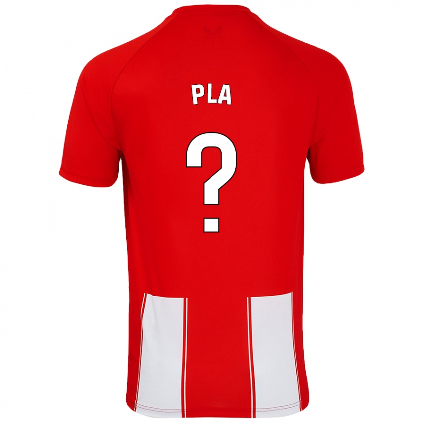 Criança Camisola Edu Pla #0 Branco Vermelho Principal 2024/25 Camisa