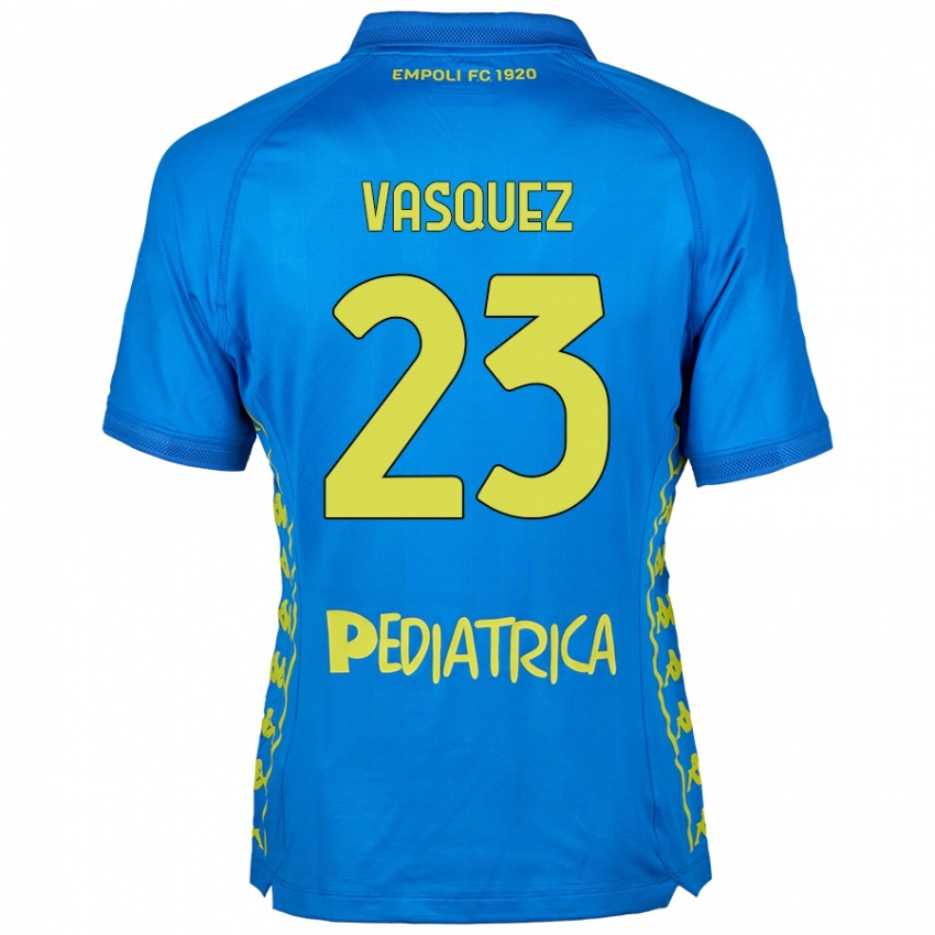 Criança Camisola Devis Vásquez #23 Azul Principal 2024/25 Camisa