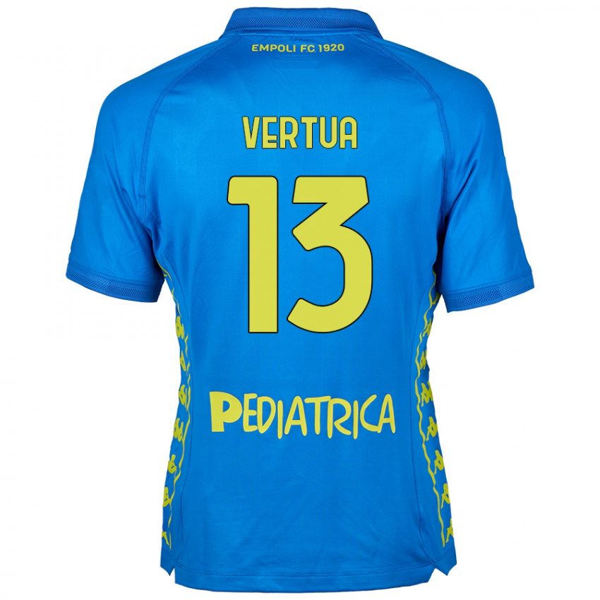 Criança Camisola Filippo Vertua #13 Azul Principal 2024/25 Camisa