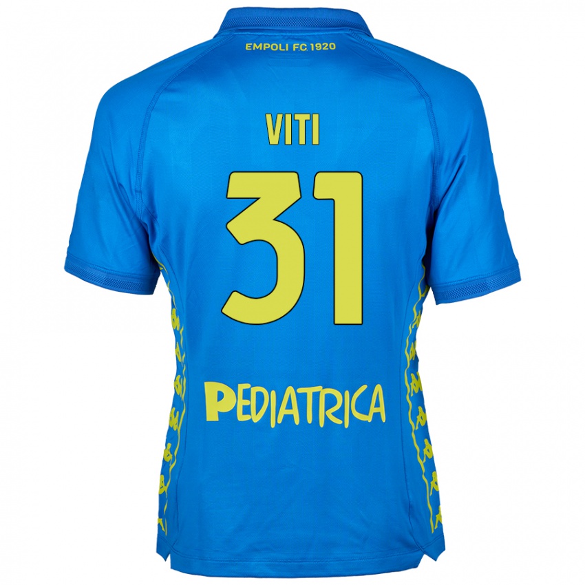 Criança Camisola Vittorio Viti #31 Azul Principal 2024/25 Camisa