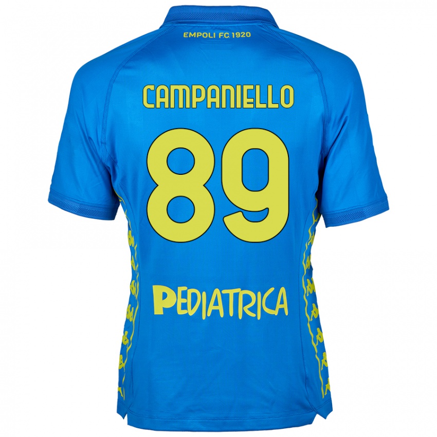 Criança Camisola Thomas Campaniello #89 Azul Principal 2024/25 Camisa