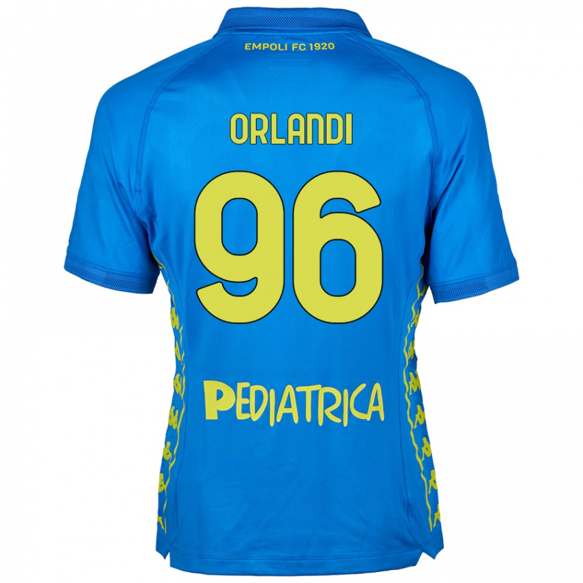 Criança Camisola Andrea Orlandi #96 Azul Principal 2024/25 Camisa