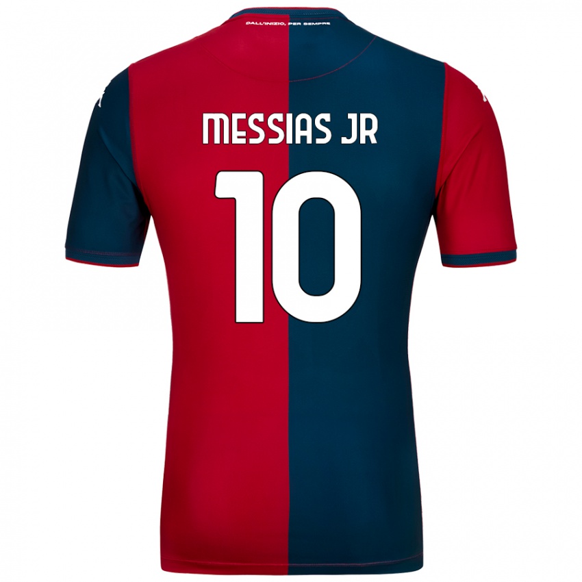 Criança Camisola Junior Messias #10 Azul Escuro Vermelho Principal 2024/25 Camisa