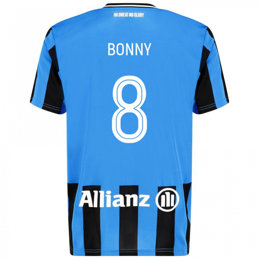 Criança Camisola Chionne Bonny #8 Céu Azul Preto Principal 2024/25 Camisa