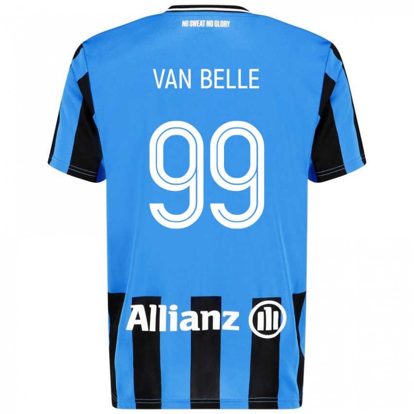 Criança Camisola Lyndsey Van Belle #99 Céu Azul Preto Principal 2024/25 Camisa