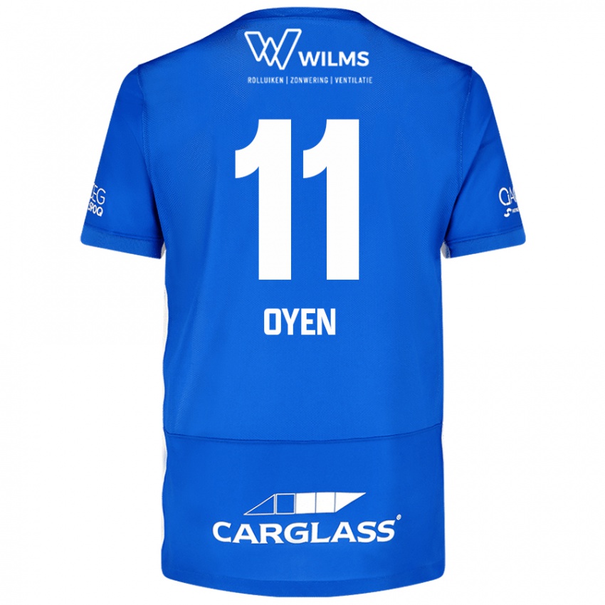 Criança Camisola Luca Oyen #11 Azul Principal 2024/25 Camisa