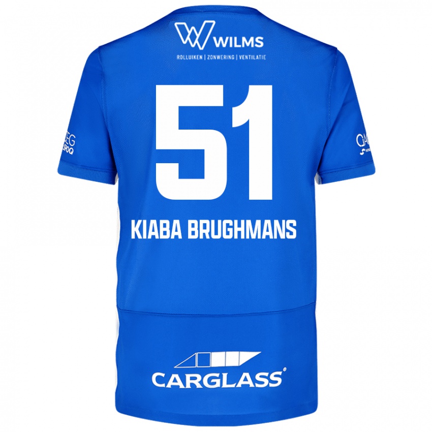 Criança Camisola Lucca Kiaba Brughmans #51 Azul Principal 2024/25 Camisa