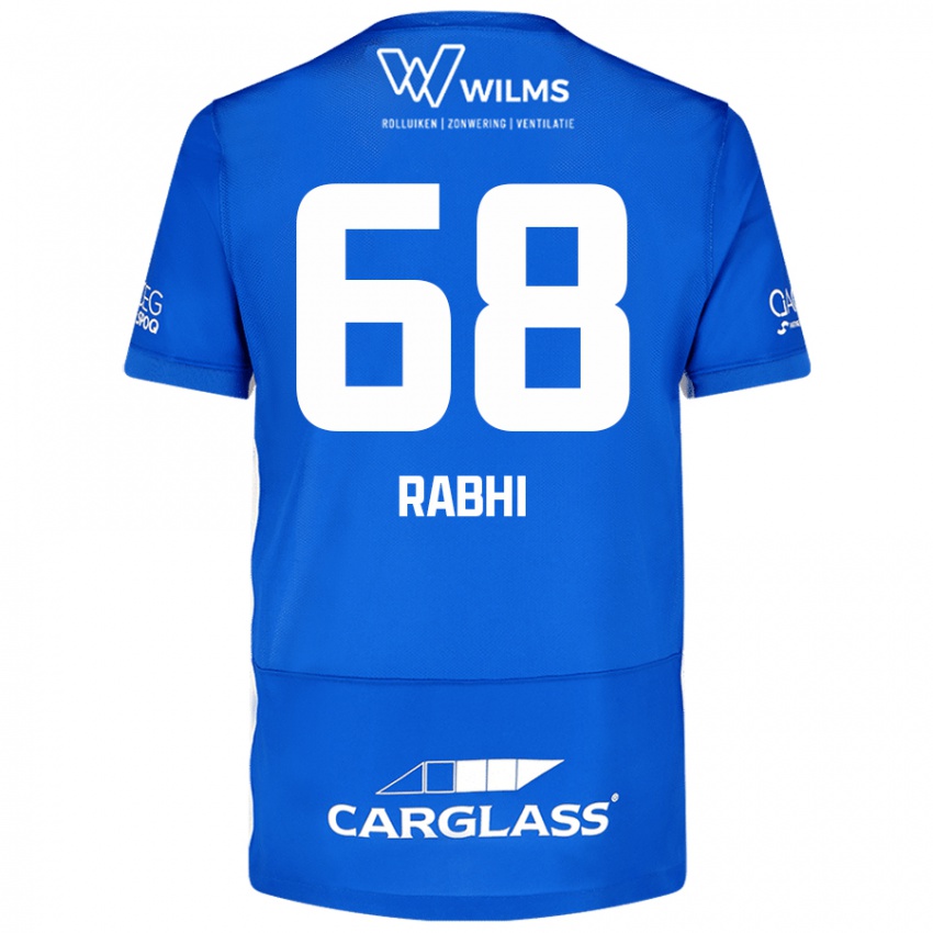 Criança Camisola Ayman Rabhi #68 Azul Principal 2024/25 Camisa