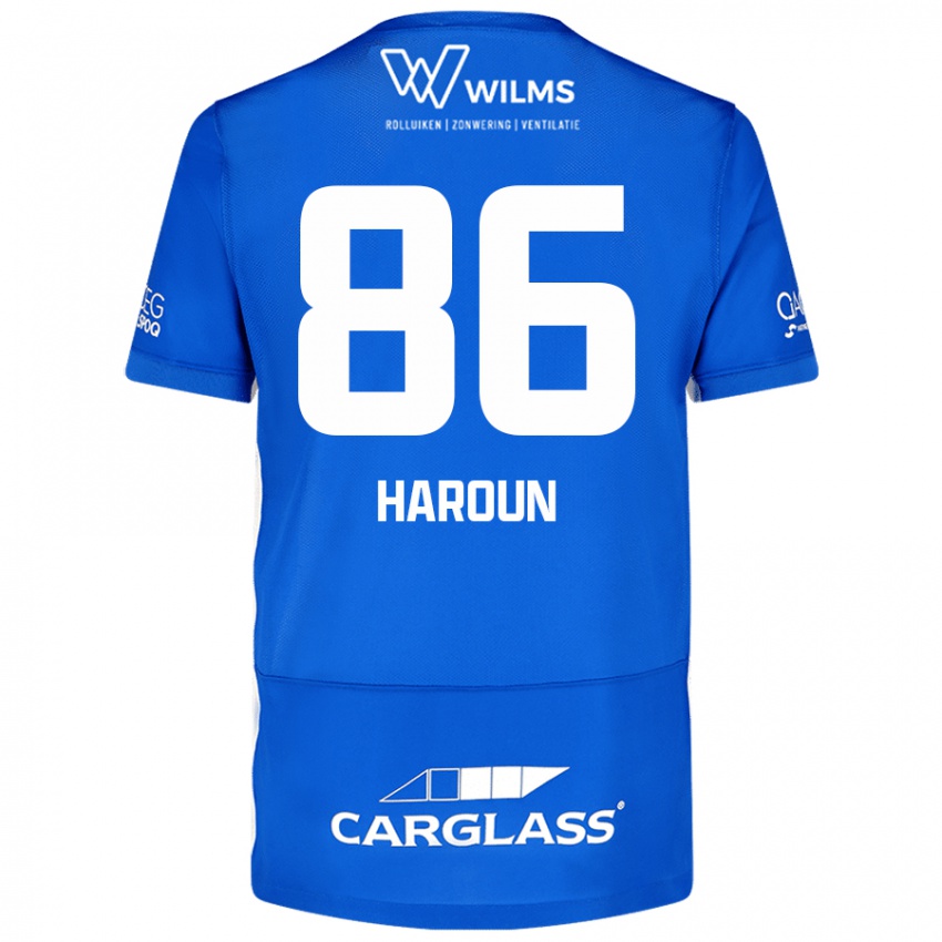 Criança Camisola Kenan Haroun #86 Azul Principal 2024/25 Camisa