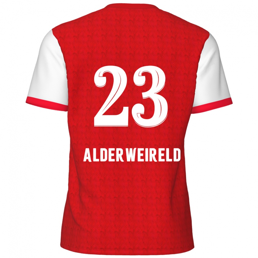 Criança Camisola Toby Alderweireld #23 Branco Vermelho Principal 2024/25 Camisa