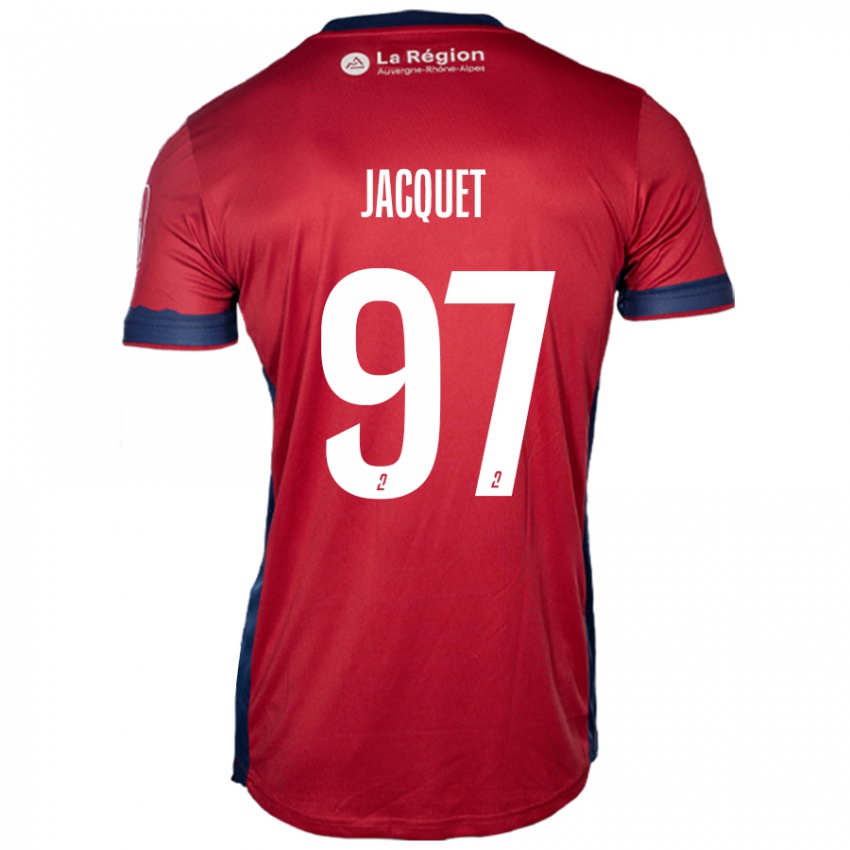 Criança Camisola Jérémy Jacquet #97 Ligeiro Bordeaux Principal 2024/25 Camisa