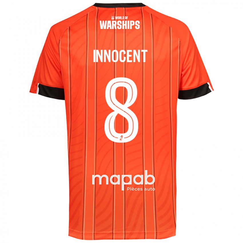 Criança Camisola Bonke Innocent #8 Laranja Principal 2024/25 Camisa