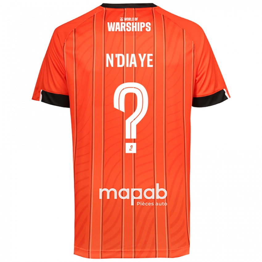 Criança Camisola Bassirou N'diaye #0 Laranja Principal 2024/25 Camisa