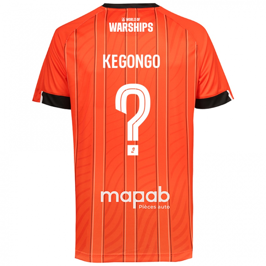 Criança Camisola Clarence Kegongo #0 Laranja Principal 2024/25 Camisa