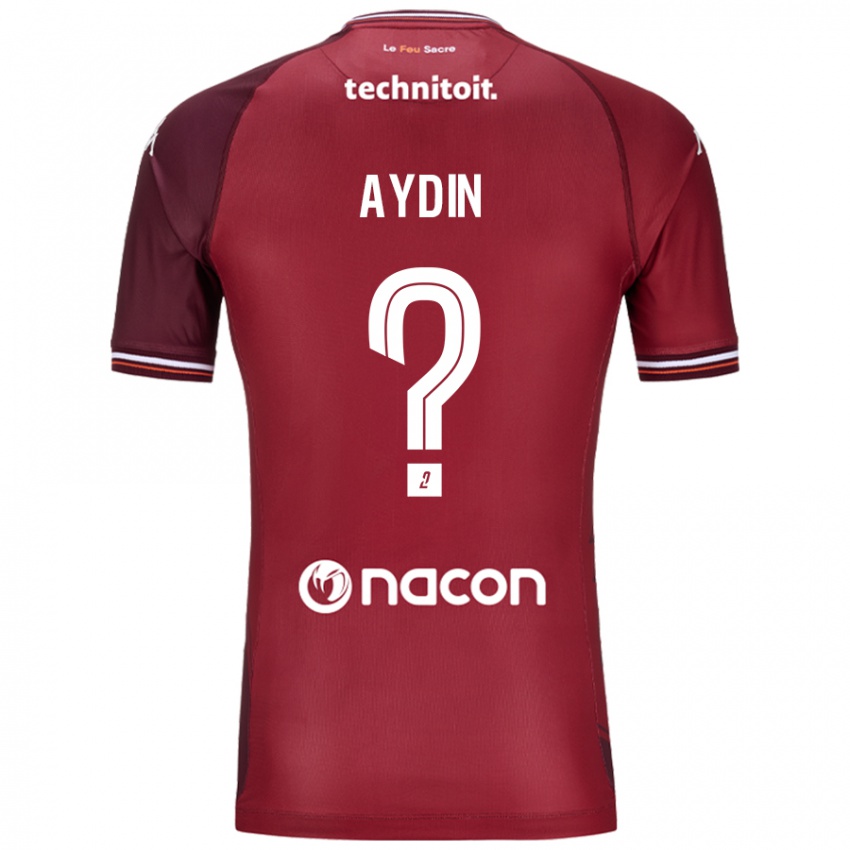 Criança Camisola Oguzhan Aydin #0 Granata Vermelho Principal 2024/25 Camisa