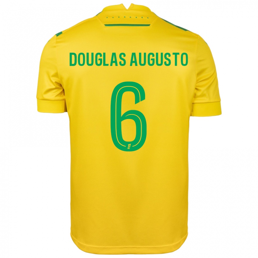 Criança Camisola Douglas Augusto #6 Verde Amarelo Principal 2024/25 Camisa