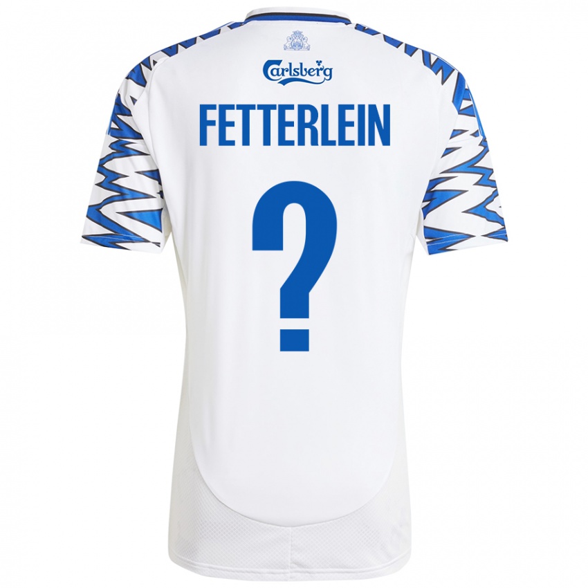 Criança Camisola Sean Fetterlein #0 Céu Branco Azul Principal 2024/25 Camisa