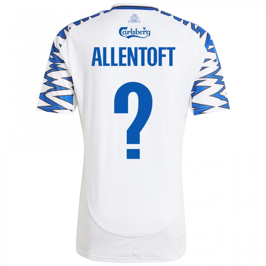 Criança Camisola Philip Allentoft #0 Céu Branco Azul Principal 2024/25 Camisa