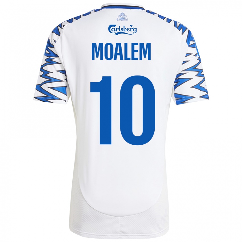 Criança Camisola Jonathan Moalem #10 Céu Branco Azul Principal 2024/25 Camisa