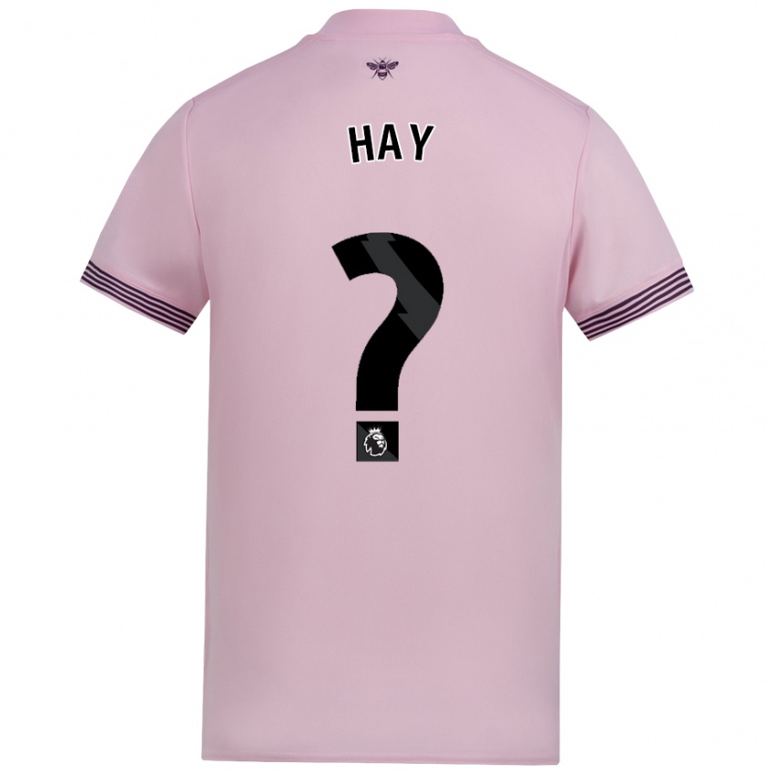 Criança Camisola Ashley Hay #0 Cor-De-Rosa Alternativa 2024/25 Camisa