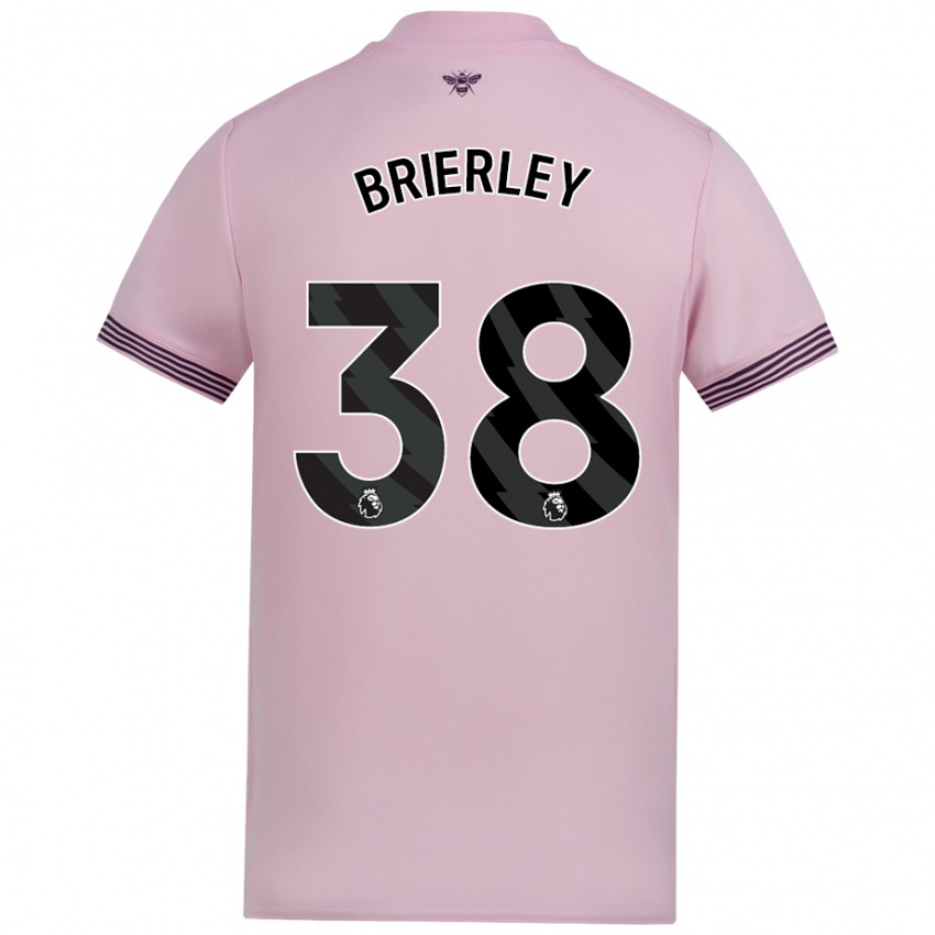 Criança Camisola Ethan Brierley #38 Cor-De-Rosa Alternativa 2024/25 Camisa