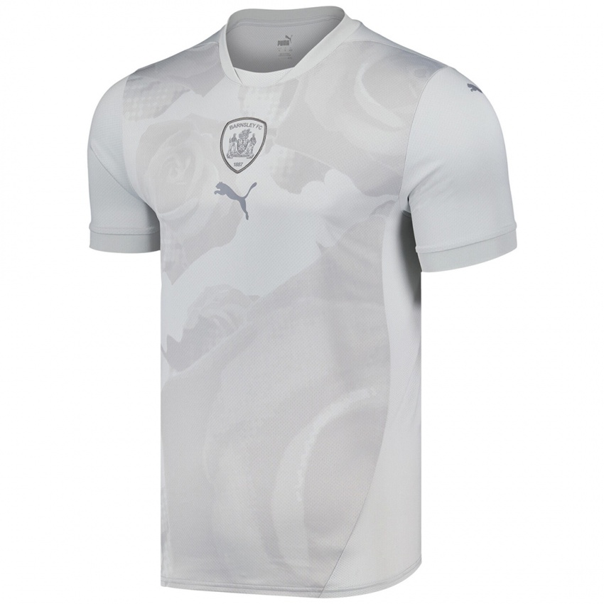 Criança Camisola Maël De Gevigney #6 Cinza Prateado Alternativa 2024/25 Camisa